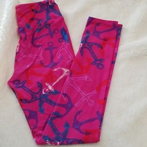 Lularoe Anchor leggings